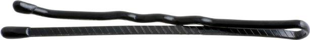 Produktbild Trisa Haarklemmen emailliert inwandig geriffelt 51mm schwarz 250 Stk. (250 Stk.)