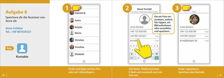 Produktbild Smartphonekurs für Senioren – Das Kursbuch für Android Handys (Deutsch, Gabriele Bruckmeier, 2023)