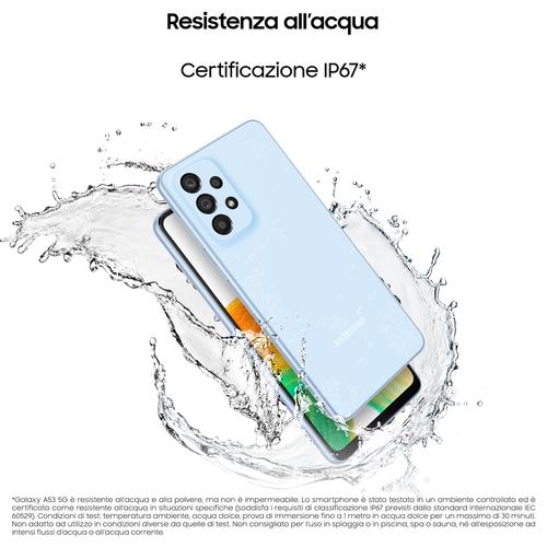 Image du produit Samsung Galaxy A53 5G (256 Go, Bleu génial, 6.50", Double SIM, 64 Mpx, 5G)