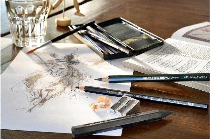 Produktbild Faber-Castell Pitt Graphite Set (2H, 4B, 6B, 3B, HB, 2B, B, 26 x)