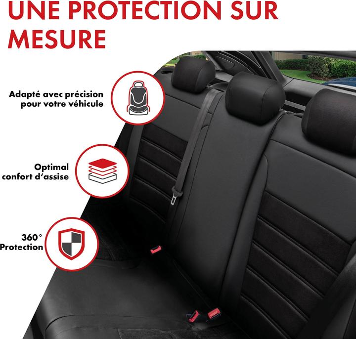 Produktbild Walser Sitzbezug für Seat Leon (5F1) 09/2012-Heute, 1 Rücksitzbankbezug