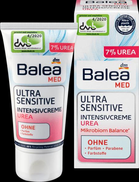 Produktbild dm Balea MED Intensivcreme Urea Ultra Sensitive (50 ml, Tagescreme)