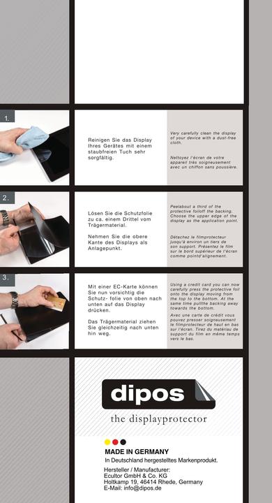 Image du produit Dipos Privacy Film de Protection d’écran 4-Way (1 pièce(s), Vivo V25)