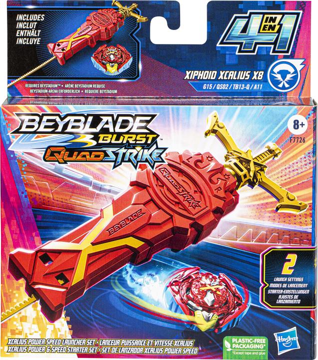 Image du produit Hasbro Pack de lanceurs BEY QS XCALIUS POWER SPEED (Multilingue)