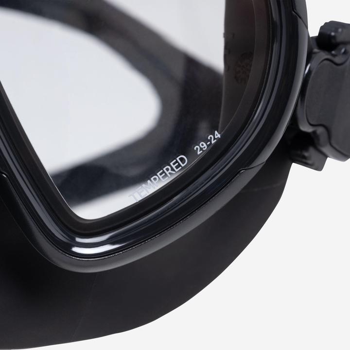 Image du produit Subea Masque apnée et chasse sous-marine anti buée petit volume - 500 dual lv noir