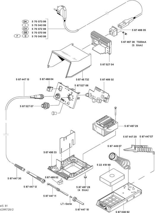 Produktbild Weller Erem WS 81 Lötstation, Set