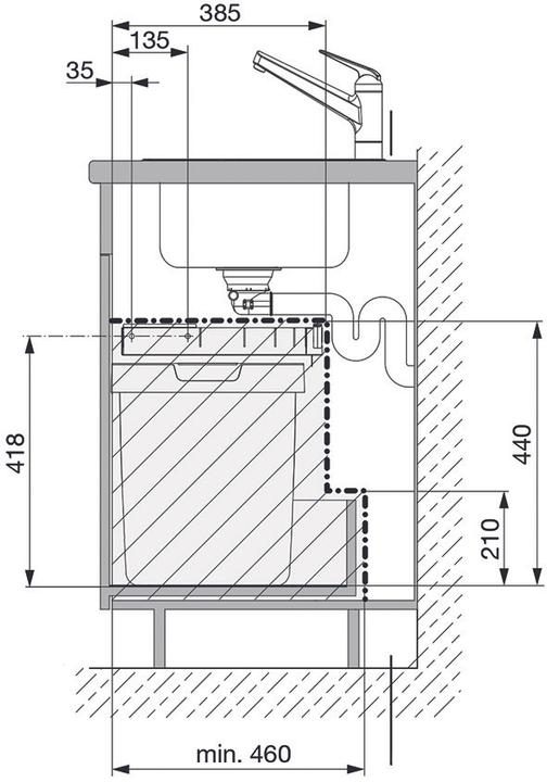 Immagine prodotto Peka Metall Abfall-Einsatzsystem PEKA Oeko Universal 40+17 (40 l)