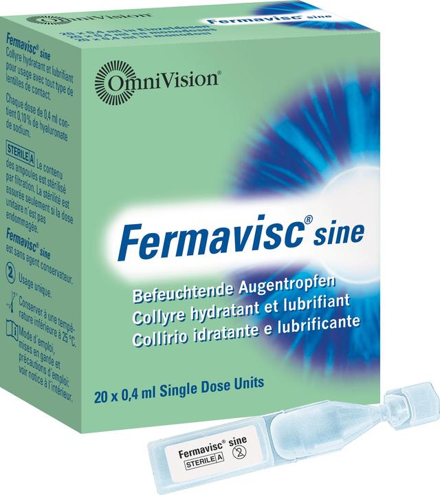 Produktbild OmniVision Augentropfen Fermavisc Sine SDU (8 ml, Fermavisc sine Gtt Opht)