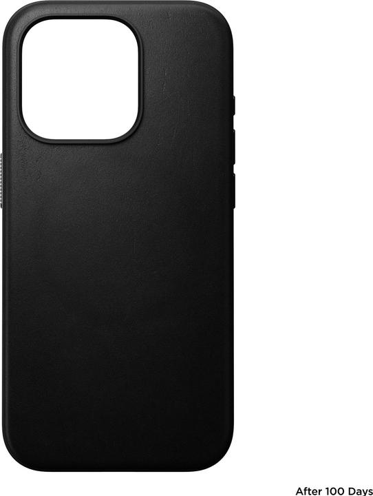 Actual product image Nomad Back Cover Modern Leather iPhone 15 Pro Black (Apple iPhone 15 Pro)