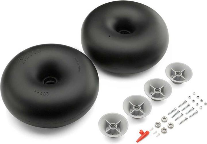 Produktbild Airtop balon räder 200x80mm 2stk. 6mm radachse