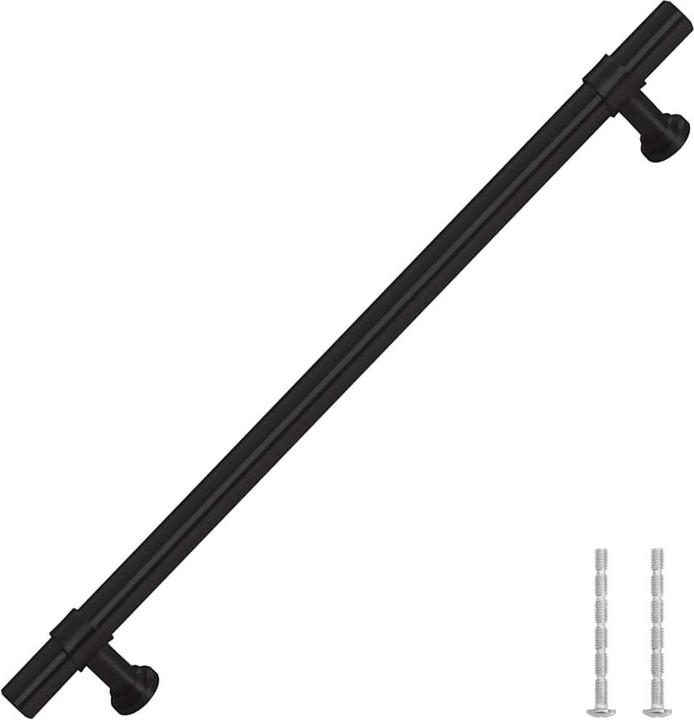 Produktbild VidaXL Möbelgriffe 5 Stk. Schwarz 192 mm Edelstahl,Farbe