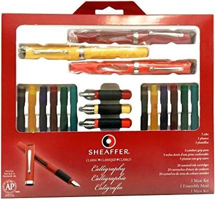 Produktbild Sheaffer Kalligrafie Maxi Kit (3 Füller - 20 Patronen) (Pink, 20 x)