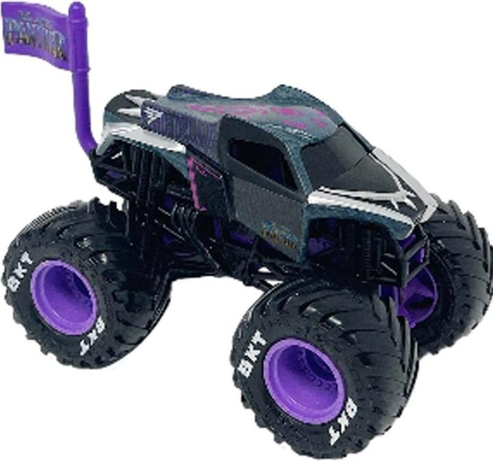 Actual product image Monster Jam 1:64 Marvel Single - Black Panther (6071335)