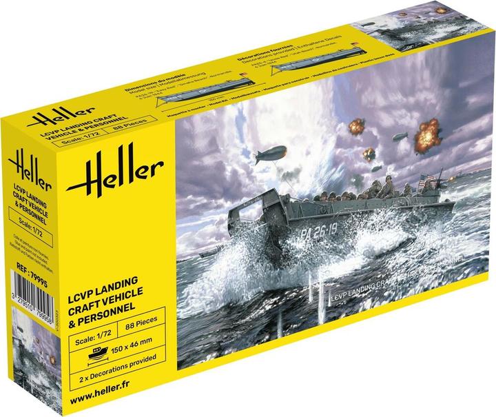Immagine prodotto Heller LCVP Imbarcazione da sbarco con equipaggio