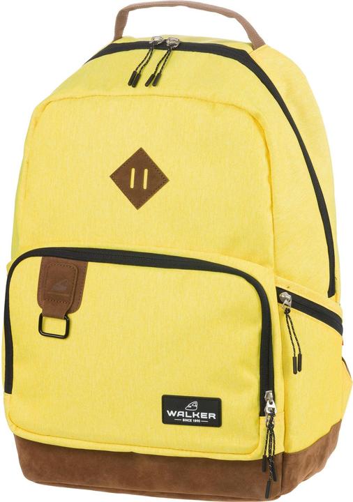 Walker Schulrucksack Pure Eco 29 l, Gelb (29 l)
