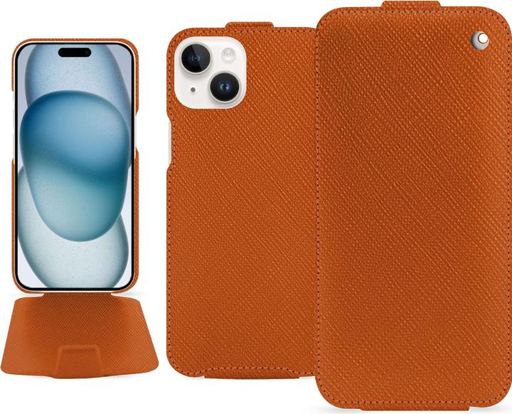 Actual product image Noreve Vertical leather shell (Apple iPhone 15)