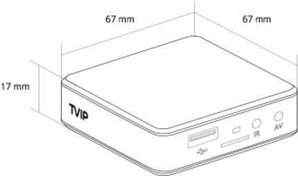 Actual product image TVIP S-Box v.530 (8 GB, IPTV)
