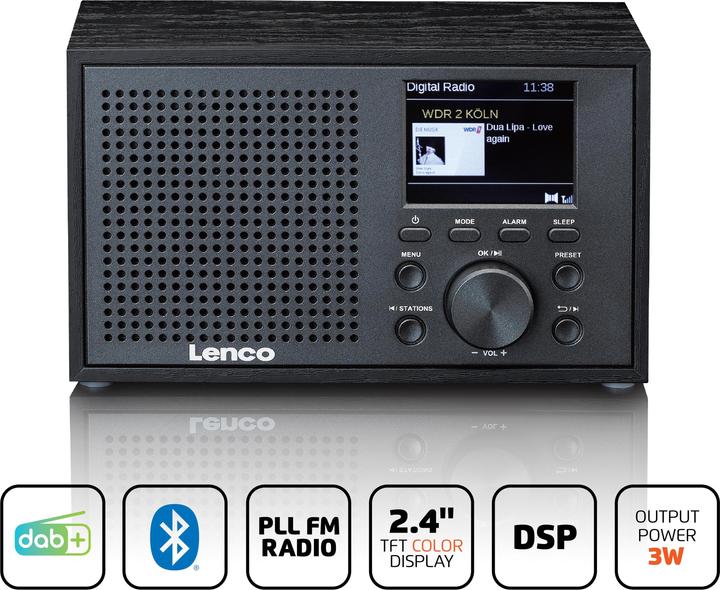Lenco DAR-017BK (DAB, VHF, Bluetooth)