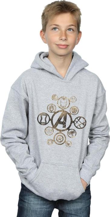 Immagine prodotto Avengers Infinity War Icons Felpa con Cappuccio Ragazzi (128)