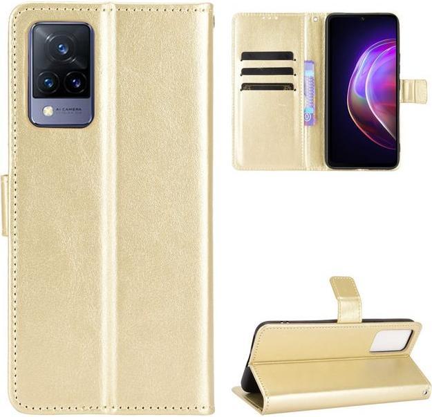 Actual product image MU Classic Crazy Horse III Leather Bookcover Series (vivo V21 5G)