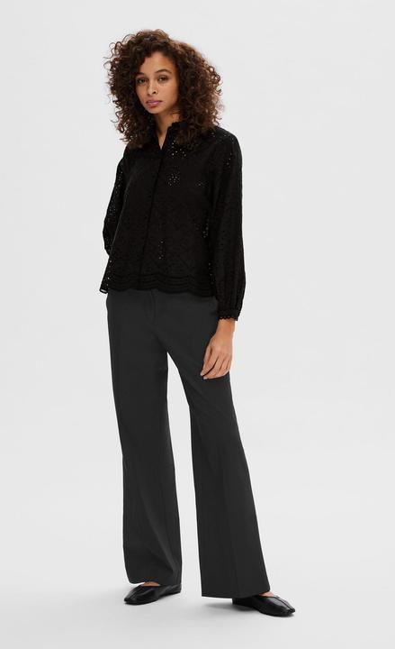 Actual product image Selected Femme Broderie Anglaise Shirt (42)