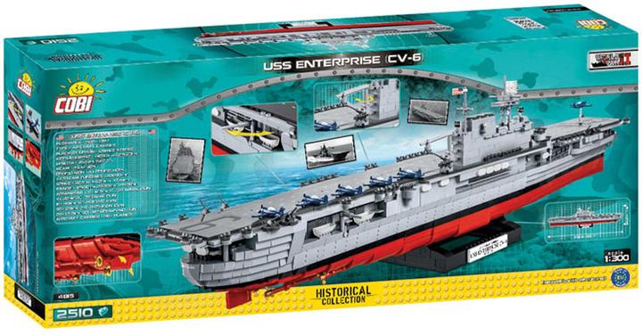 Actual product image Cobi USS Enterprise CV 6