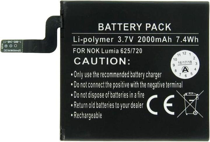 Nokia Batteria Lumia 625, Lumia 720, BP-4GWA