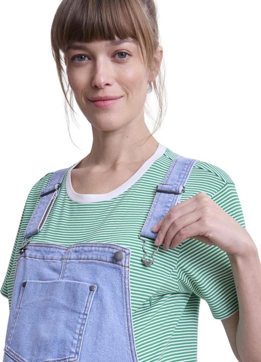 Vertbaudet Latzjeans für Schwangerschaft & Stillzeit, Mom-Fit
