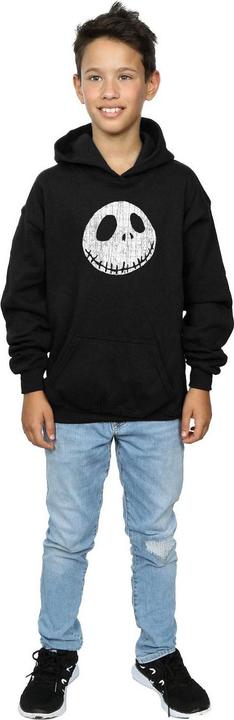Actual product image Disney Boys Nightmare Before Christmas Jack Cracked Face Hoodie (140, 146)