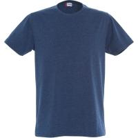Produktbild Clique T-Shirt Classic-T 029360, Baumwolle, blau meliert Grösse XL (XL)