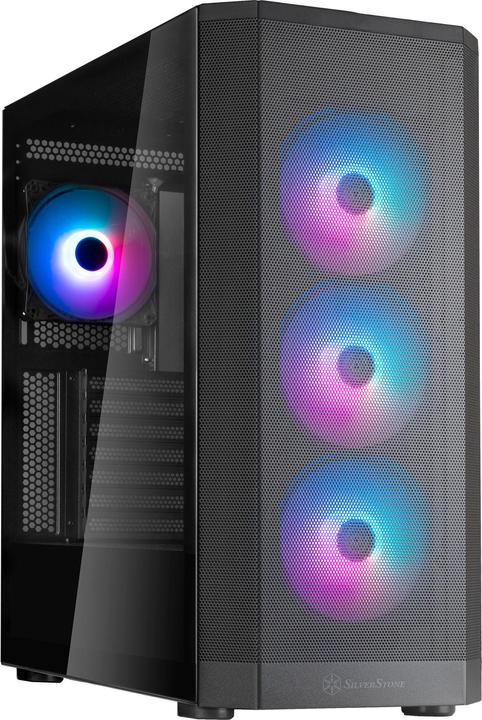 Silverstone SST-FA514X-BG - FARA High Airflow ATX Mid-Tower gaming chassis with dual radiator suppor (ATX, mATX, Mini-ITX)