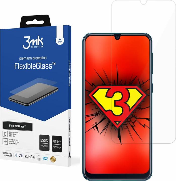 Image du produit 3MK hybrid glass Flexible 2.5D for Samsung Galaxy M21 (1 pièce(s), Samsung Galaxy M21)