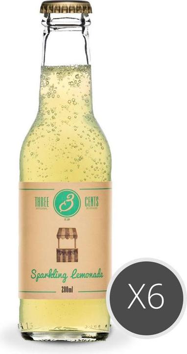 Produktbild Three Cents Sparkling Lemonade (6 x 20 cl)