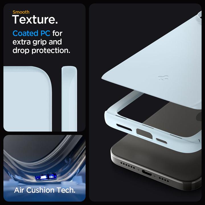 Image du produit Spigen Thin Fit, bleu muet - iPhone 15 Pro Max (Apple iPhone 15 Pro Max)
