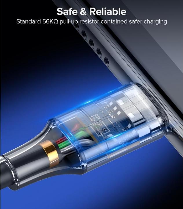 Produktbild Ugreen USB-C Ladekabel QC3.0 (1.50 m, USB 3.0)