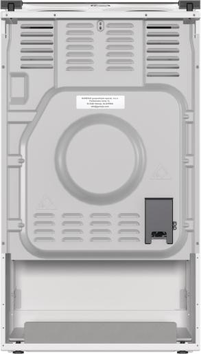 Actual product image Gorenje GE5 A22 WH ws Free-standing cooker A 50cm 4 hotplates 70L 6heating modes