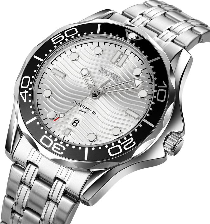 Produktbild Skmei 9276SSISI Herrenuhr + BOX