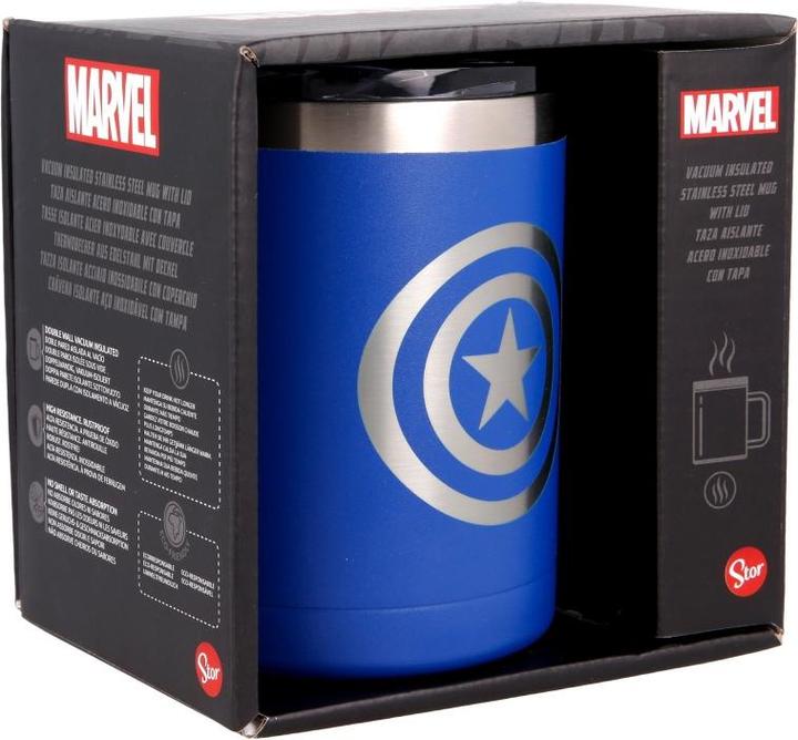 Image du produit Stor Marvel - Gobelet isotherme en acier inoxydable, 380 ml (0.38 l)