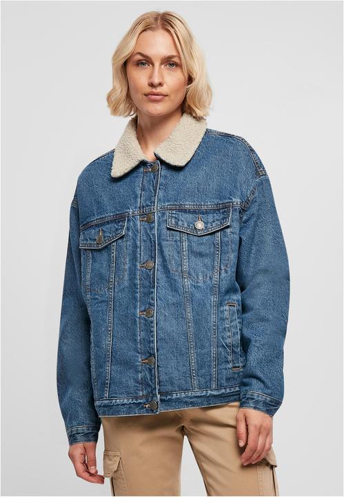 Produktbild Urban Classics Ladies Oversized Sherpa Denim Jacket - 19395 (XXL)