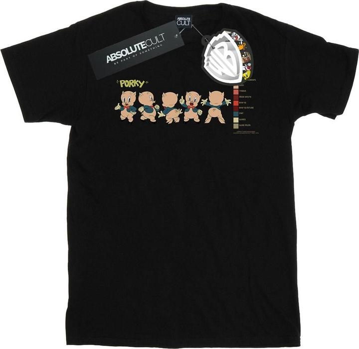 Image du produit Looney Tunes - T-shirt PORKY PIG COLOUR CODE - Homme (S)