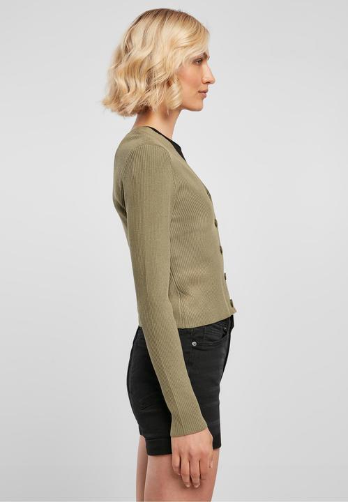 Actual product image Urban Classics Ladies Short Rib Knit Cardigan - 16980 (XL)