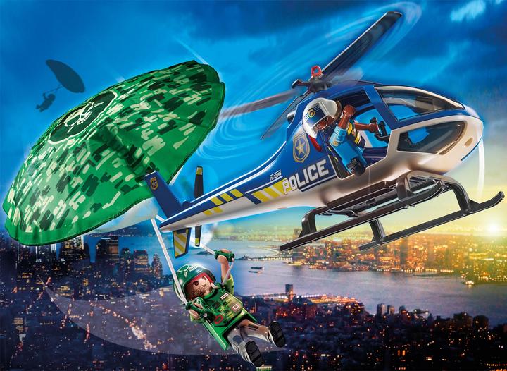Produktbild Playmobil Polizei-Hubschrauber: Fallschirm-Verfolgung (70569, Playmobil City Life)