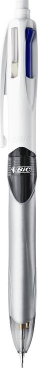 Bic Kugelschreiber M/HB 942104 4Colours Multifun. 12 Stück (Weiss, Silber, Grau, 12 x)