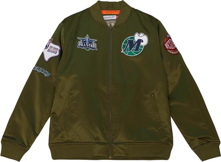 Image du produit Mitchell & Ness M&N Satin Bomber Veste - FLIGHT Dallas Mavericks (M)
