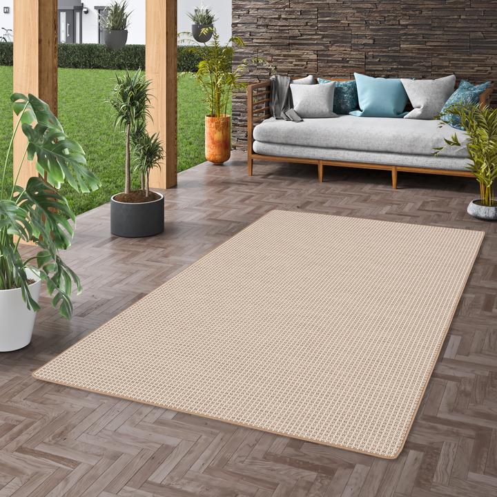 Produktbild Snapstyle In & Outdoor Teppich Flachgewebe Oslo Karo Modern (200 x 300 cm)