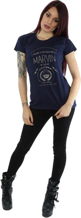 Actual product image Looney Tunes Womens/Ladies Marvin The Martian Where's The Kaboom Cotton T-Shirt (XXL)