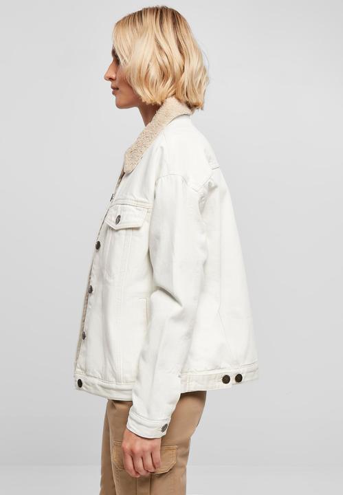 Actual product image Urban Classics Ladies Oversized Sherpa Denim Jacket - 19395 (4XL)