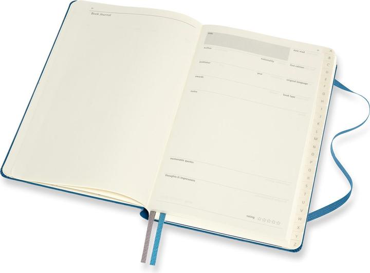 Actual product image Moleskine Schreibmappe (A5, Special ruling, Hardcover)