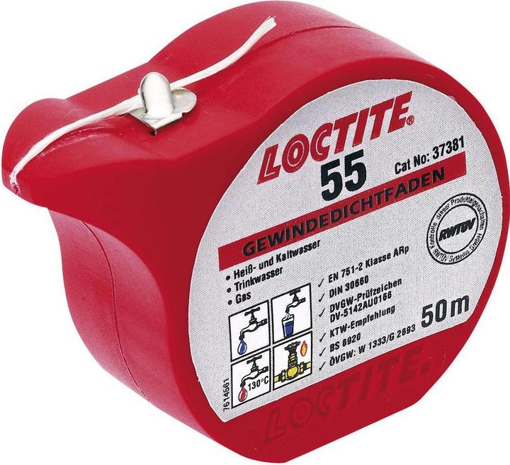 Produktbild Loctite Gewindedichtfaden (Weiss, White, 50 ml)