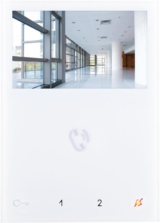Actual product image Comelit 6721W Handsfree Color Monitor Mini White System Sbtop
